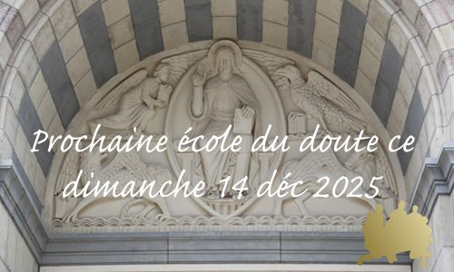 logo école du doute 14 dec 2025 rappel